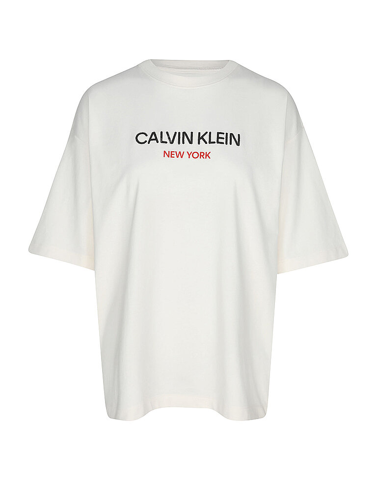 Calvin Klein - T-shirt - Taille L Blanc femme
